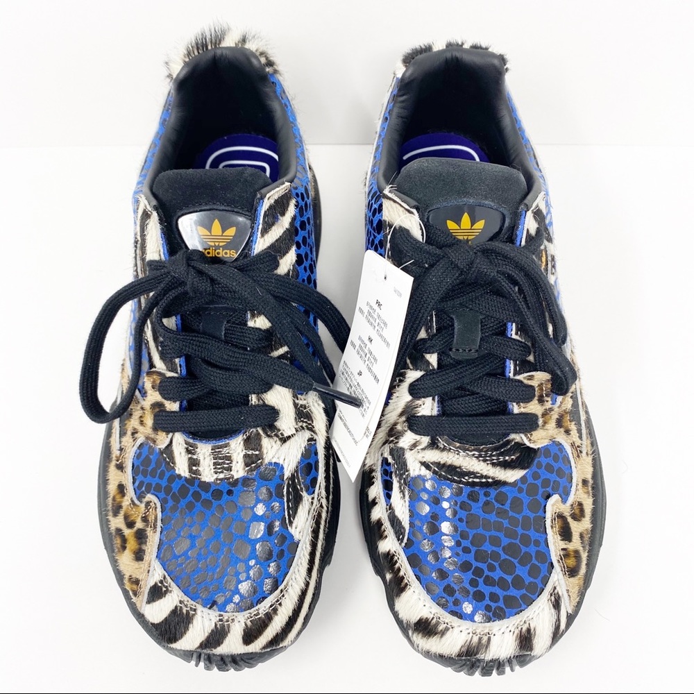 NEW Adidas Out Loud Falcon Animal Print Sneakers